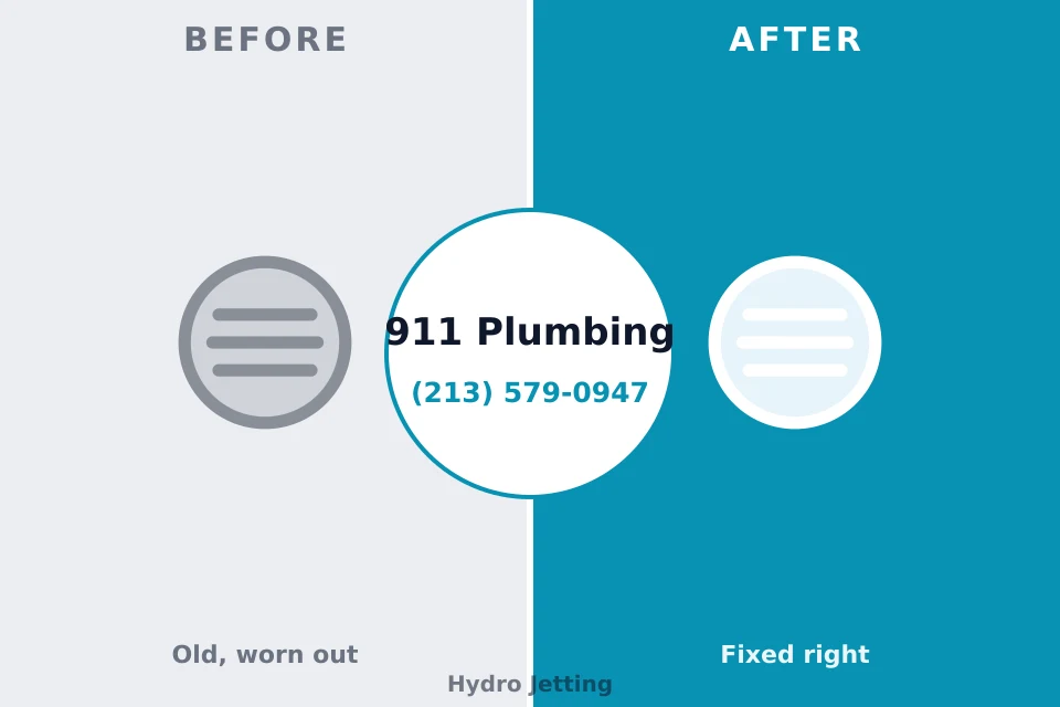 Before and after: plumbing repair Manchester Center, VT